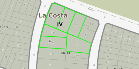 Lotes en  block – VENTA