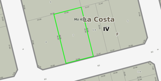 Lote 22×40 – VENTA