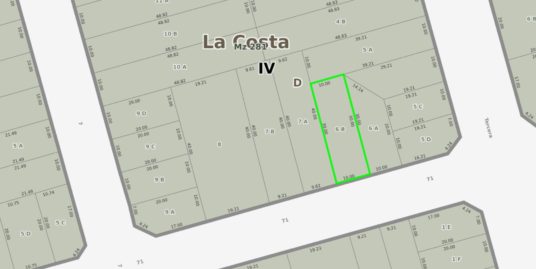 Lote 10×30 – VENTA